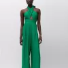 MALLORY EMELY GREEN JUMPSUIT