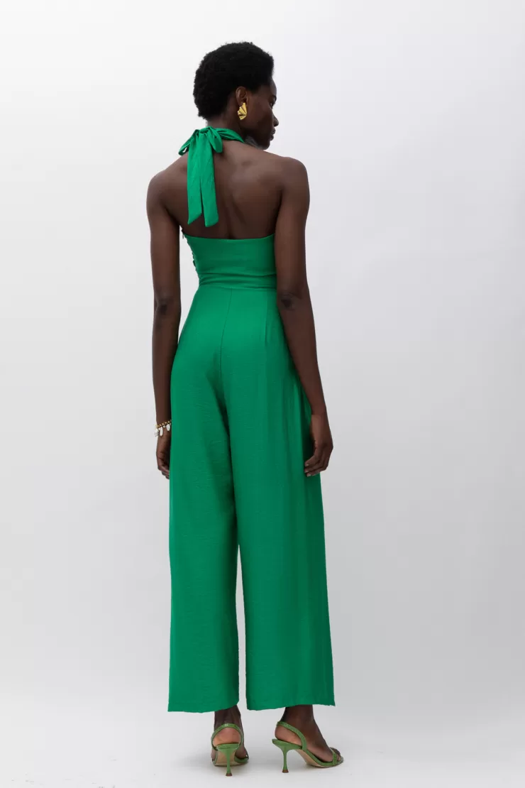 MALLORY EMELY GREEN JUMPSUIT