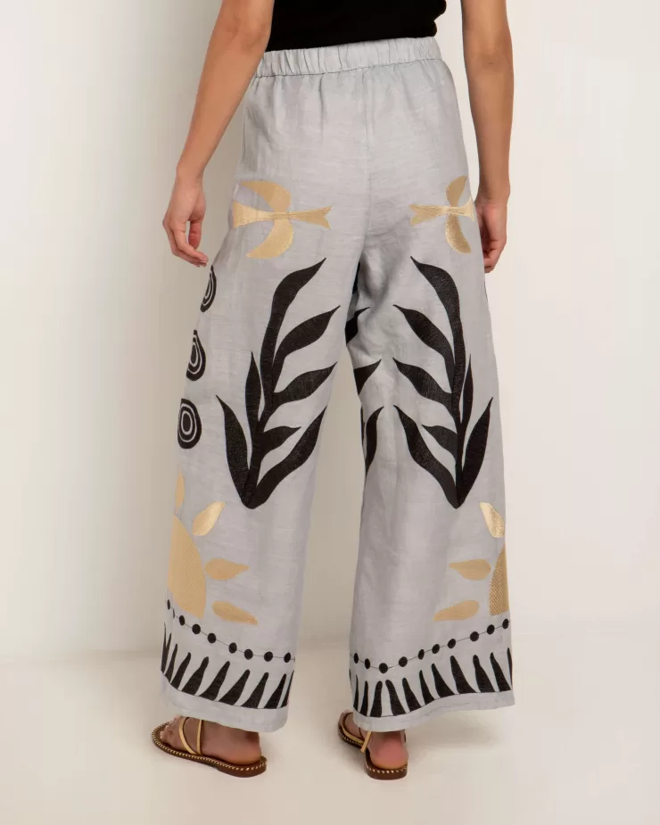 GREEK ARCHAIC KORI LINEN PANTS
