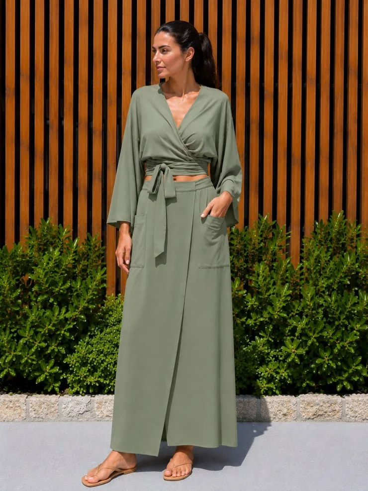 MARA LUX - IRENE WRAP SKIRT