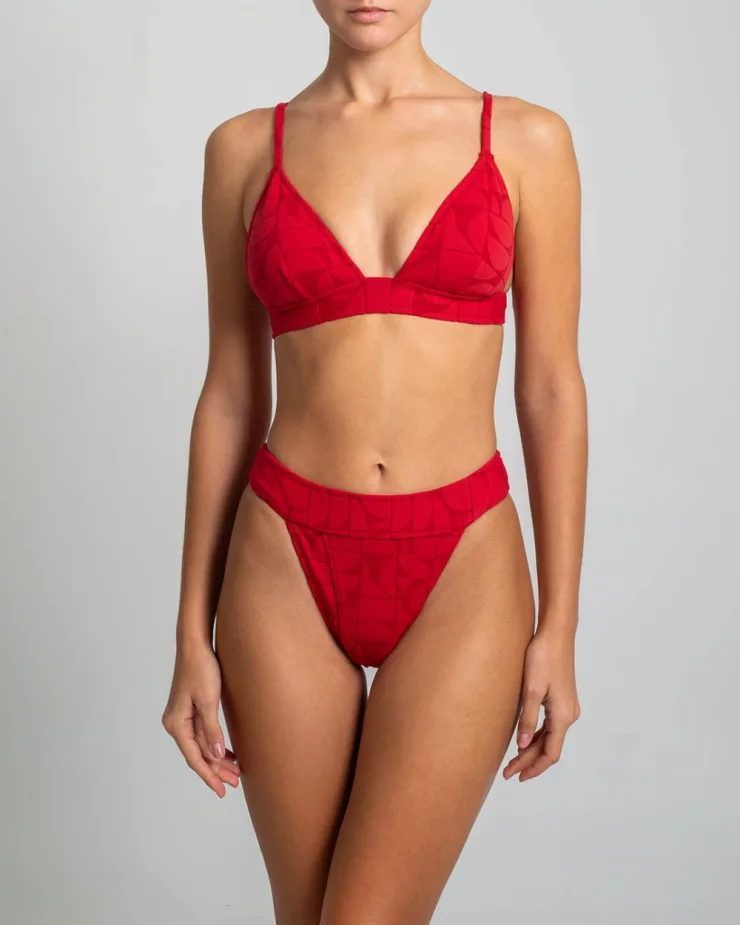 STEFANIA FRANGISTA - FERNANDA LIPSTICK JACQUARD